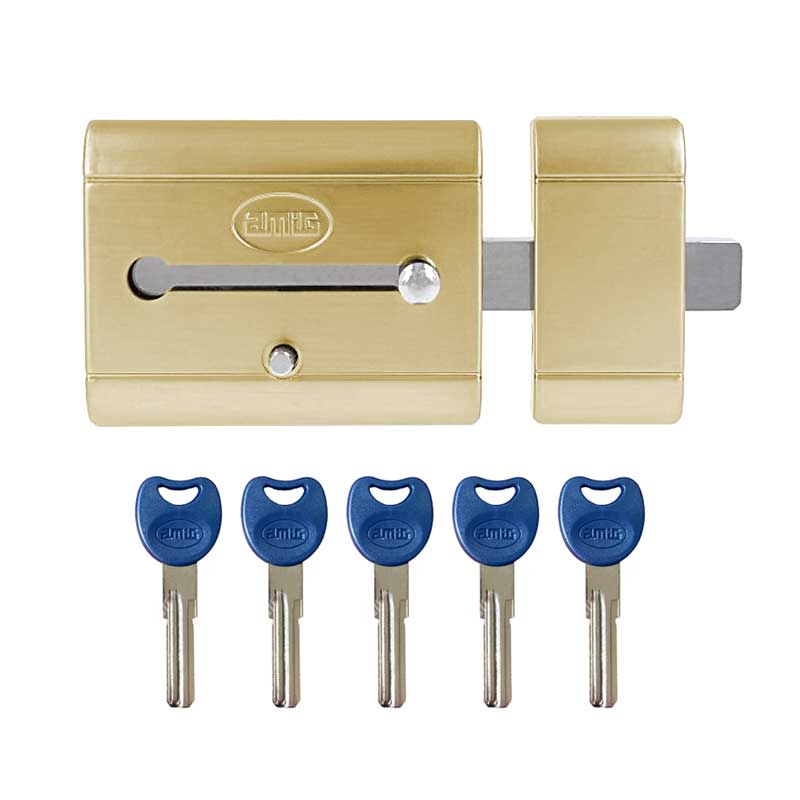 Cerrojo Alta Seguridad AMIG 15 PLUS dorado