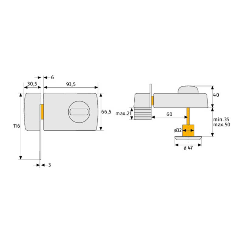 Cerrojo Sobreponer ABUS 2130 comprar