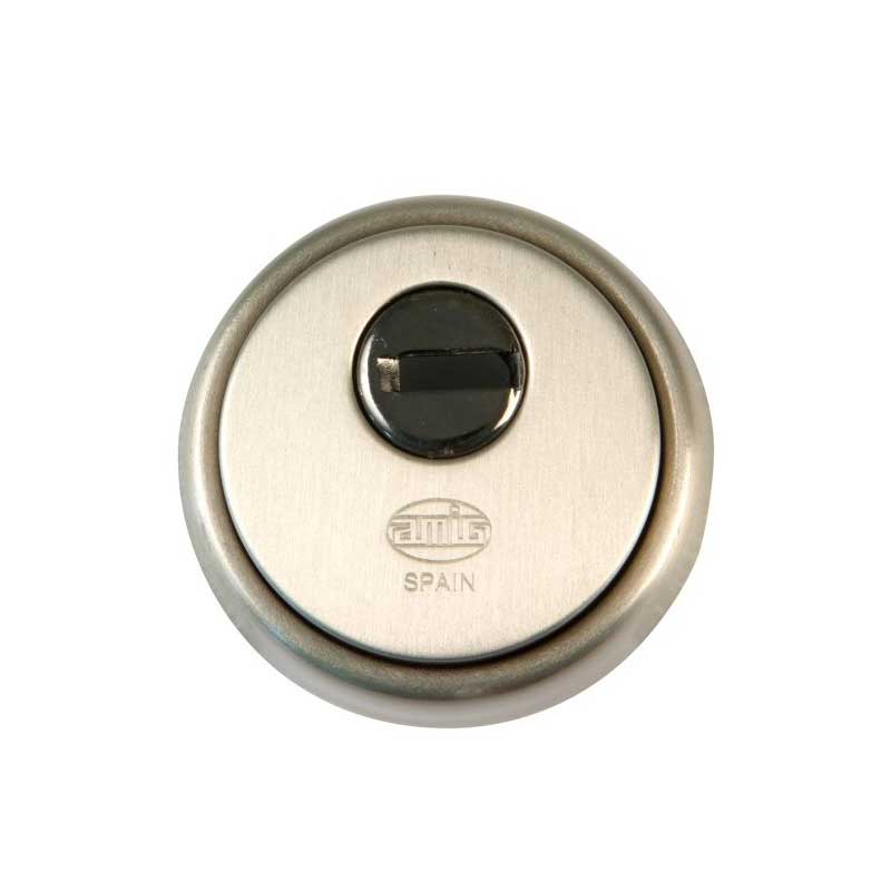 Escudo Seguridad Cerradura AMIG 31 laton mate