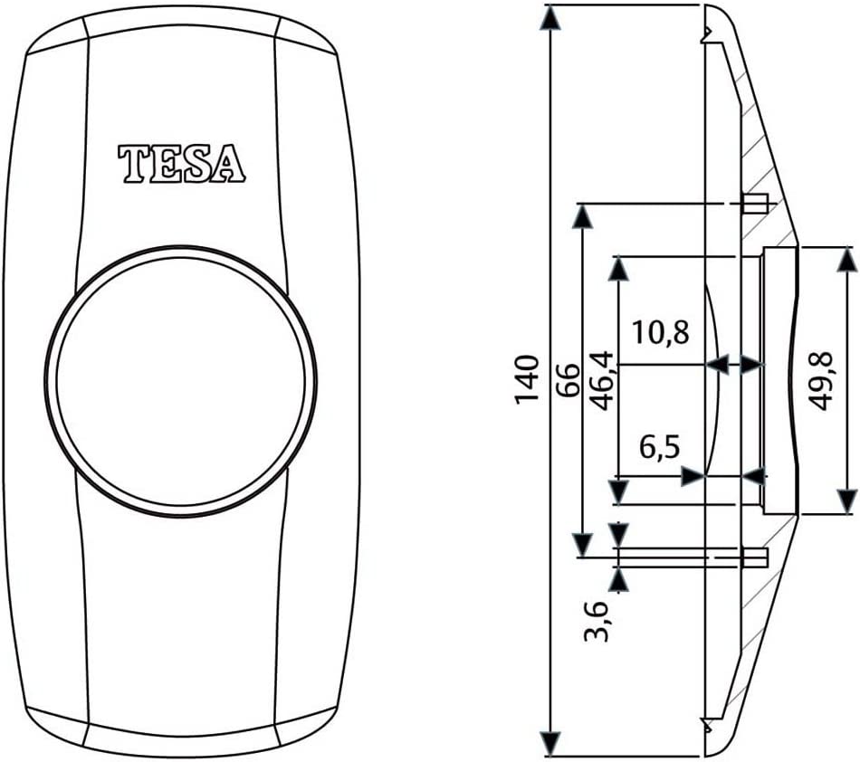 Escudo de Alta Seguridad Tesa Assa Abloy E800 - Imagen 10
