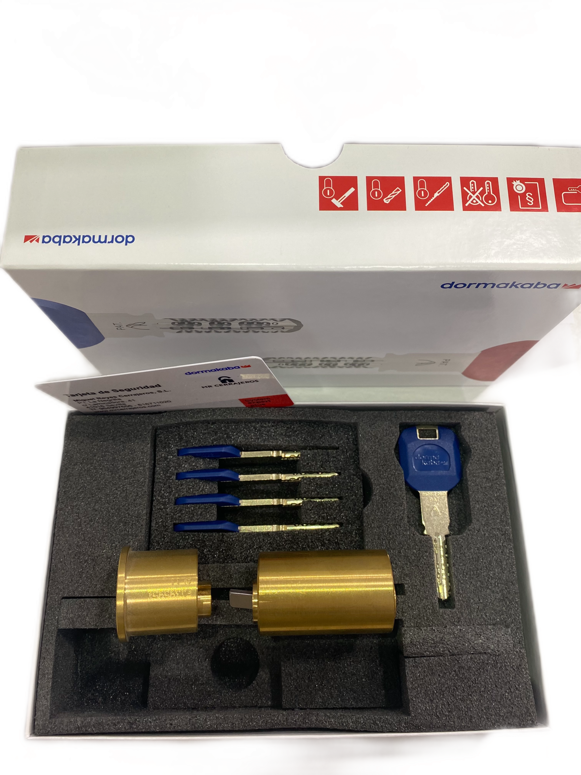 Bombín KABA EXPERT PLUS Placa Fija para TESA 300