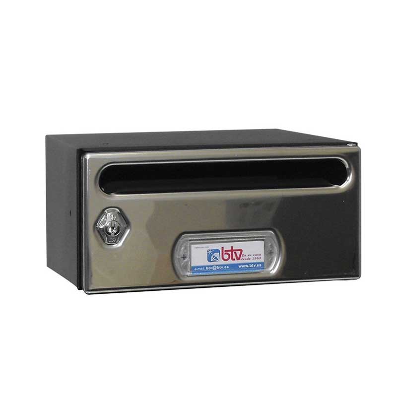 buzon mercurio btv acero inoxidable brillo