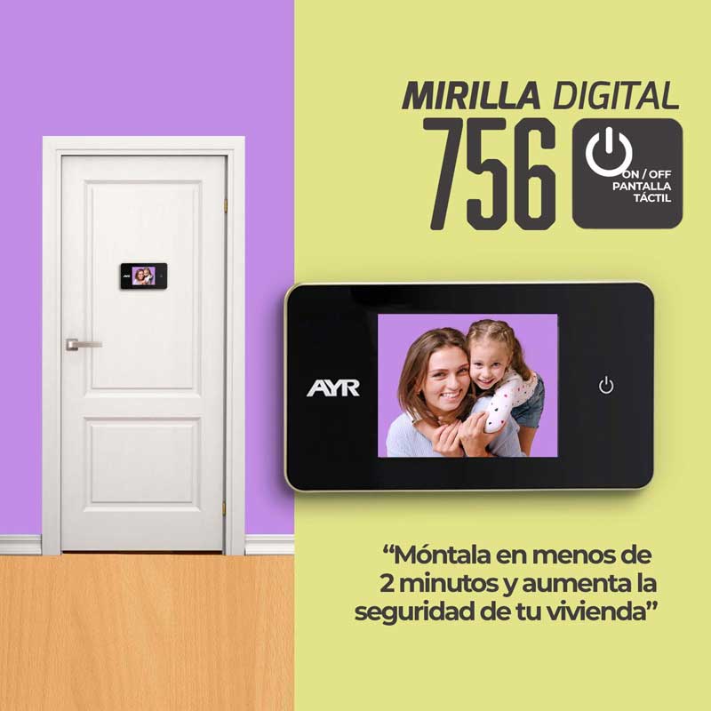 Mirilla Digital AYR 756 precio