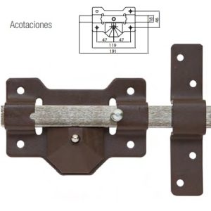 Cerrojo Cays B1P Pintado