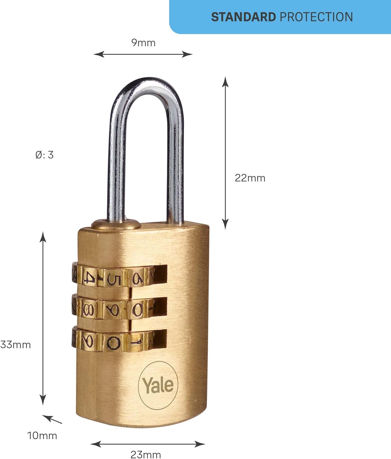 Candado de Combinación YALE Standar Protection - Imagen 2