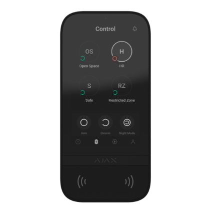 Teclado inalámbrico Keypad TouchScreen AJAX