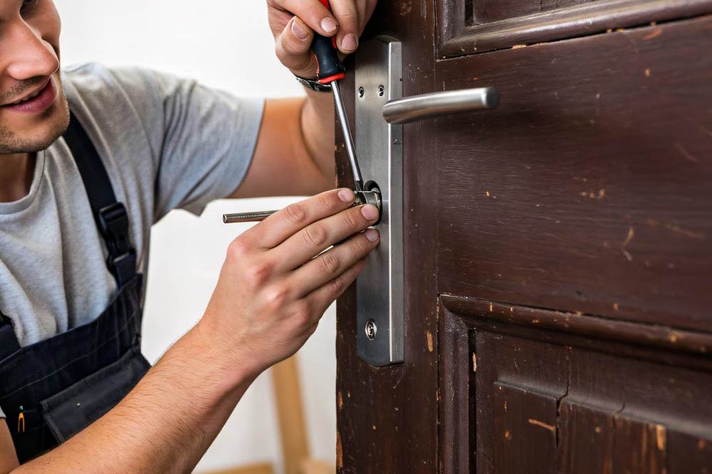 herramientas para instalar cerraduras